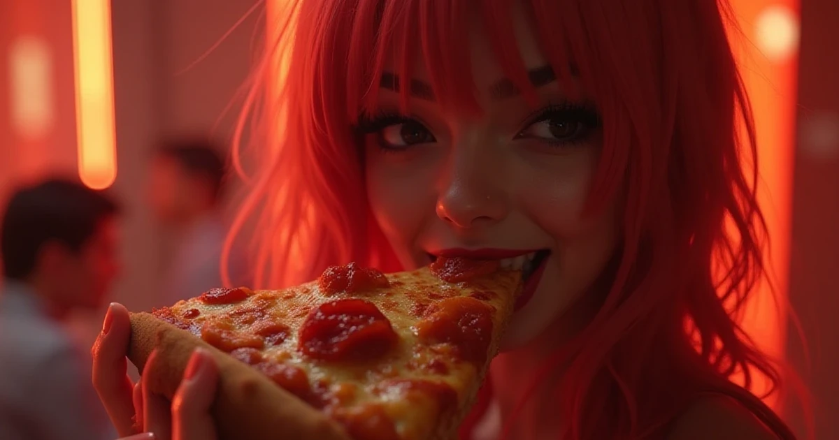 Additional visual for Tsundere Pizza: Nolube OnlyFans AI Girlfriends on Spicier.com